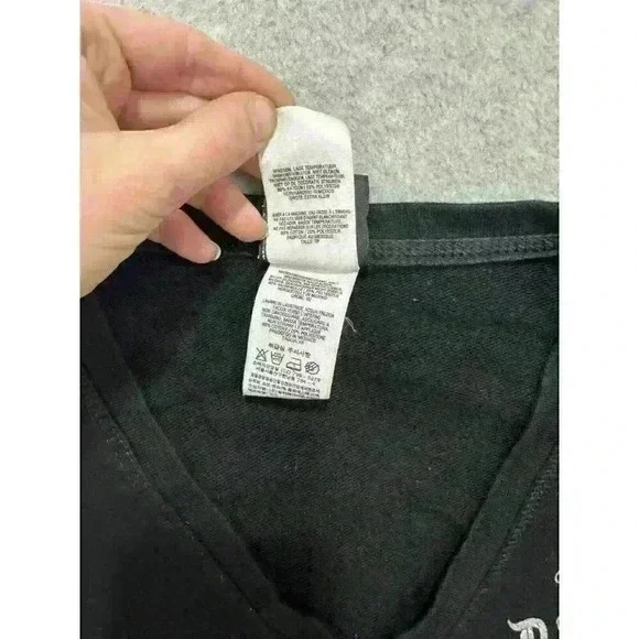 VTG Y2K Harley-Davidson Women’s V-Neck Sweater XS Black Pullover Biker Florida - Picture 5 of 14